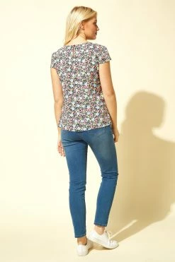 Roman Purple Ditsy Floral Cap Sleeve Top 11 Roman Purple Ditsy Floral Cap Sleeve Top -Roman Sales Shop unnamed file 6789