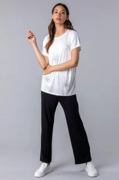 Roman White Sparkle Star Embellished Top 9 Roman White Sparkle Star Embellished Top -Roman Sales Shop unnamed file 6888