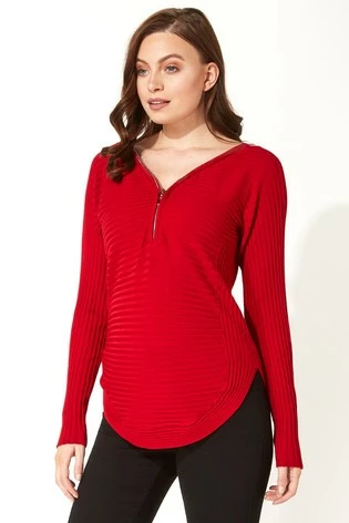 Roman Black Originals Zip Front Textured Top 10 Roman Black Originals Zip Front Textured Top - Image 8