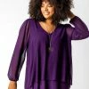 Roman Purple Curve Chiffon Top With Necklace 1 Roman Purple Curve Chiffon Top With Necklace -Roman Sales Shop unnamed file 6925
