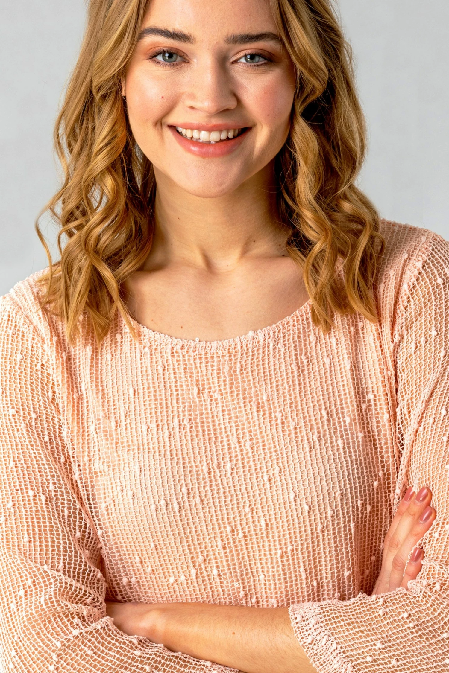 Roman Orange Double Layer Lace Hem Top 6 Roman Orange Double Layer Lace Hem Top - Image 4