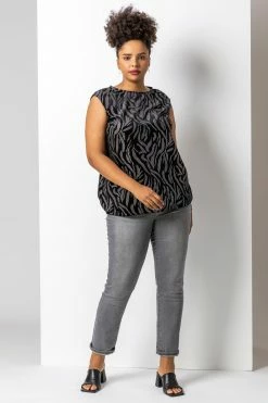 Roman Silver Curve Animal Print Velvet Top 10 Roman Silver Curve Animal Print Velvet Top -Roman Sales Shop unnamed file 7007