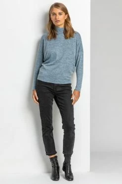 Roman Blue Button Detail Turtle Neck Top 11 Roman Blue Button Detail Turtle Neck Top -Roman Sales Shop unnamed file 7092