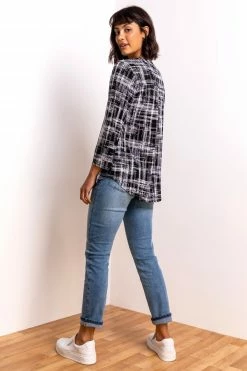 Roman Black Textured Check Print Top 10 Roman Black Textured Check Print Top -Roman Sales Shop unnamed file 7102