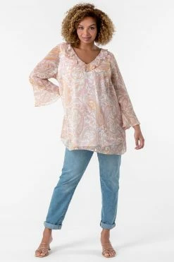 Roman Multi Curve Frill Detail Top 10 Roman Multi Curve Frill Detail Top -Roman Sales Shop unnamed file 7127