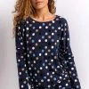 Roman Blue Spot Print Blouson Top 1 Roman Blue Spot Print Blouson Top -Roman Sales Shop unnamed file 7222