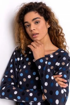 Roman Blue Spot Print Blouson Top 10 Roman Blue Spot Print Blouson Top -Roman Sales Shop unnamed file 7225