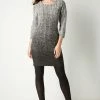 Roman Black Originals Ombre Textured Shift Dress -Roman Sales Shop unnamed file 727