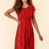 Roman Red Printed Jersey Tea Dress -Roman Sales Shop unnamed file 734