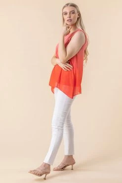 Roman Pink Ombre Print Overlay Top 9 Roman Pink Ombre Print Overlay Top -Roman Sales Shop unnamed file 7358