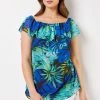 Roman Blue Curve Tropical Print Bardot Top 1 Roman Blue Curve Tropical Print Bardot Top -Roman Sales Shop unnamed file 7366
