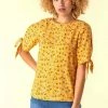 Roman Yellow Ditsy Split Sleeve Top 2 Roman Yellow Ditsy Split Sleeve Top -Roman Sales Shop unnamed file 7450
