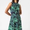 Roman Blue Abstract Leaf Print Tiered Midi Dress 1 Roman Blue Abstract Leaf Print Tiered Midi Dress -Roman Sales Shop unnamed file 750