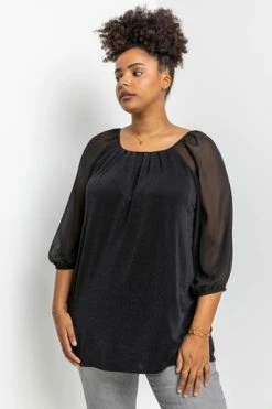 Roman Purple Curve Glitter Pleat Detail Top 15 Roman Purple Curve Glitter Pleat Detail Top -Roman Sales Shop unnamed file 7506