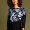 Roman Black Floral Butterfly Embellished Top 1 Roman Black Floral Butterfly Embellished Top -Roman Sales Shop unnamed file 7543