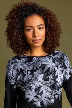 Roman Black Floral Butterfly Embellished Top 10 Roman Black Floral Butterfly Embellished Top -Roman Sales Shop unnamed file 7546