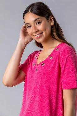 Roman Pink Eyelet Detail Lounge Top 10 Roman Pink Eyelet Detail Lounge Top -Roman Sales Shop unnamed file 7593