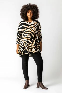 Roman White Curve Animal Print Button Smock Top 9 Roman White Curve Animal Print Button Smock Top -Roman Sales Shop unnamed file 7678