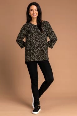 Roman Floral Animal Print Top -Roman Sales Shop unnamed file 7722