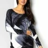 Roman Grey Abstract Colour Block Blouson Top 1 Roman Grey Abstract Colour Block Blouson Top -Roman Sales Shop unnamed file 7753