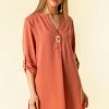 Roman Coral Pink Longline Button Detail Tunic Top 1 Roman Coral Pink Longline Button Detail Tunic Top -Roman Sales Shop unnamed file 7774