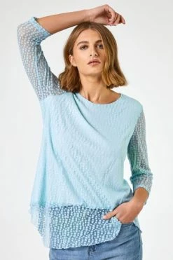 Roman White Burnout Spot Print Asymmetric Top 14 Roman White Burnout Spot Print Asymmetric Top -Roman Sales Shop unnamed file 7889