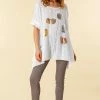 Roman White Foil Print Asymmetric Tunic Top -Roman Sales Shop unnamed file 7927