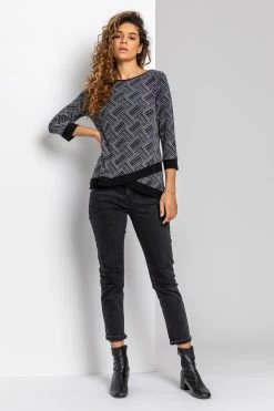 Roman Silver Shimmer Geo Print Asymmetrical Top 9 Roman Silver Shimmer Geo Print Asymmetrical Top -Roman Sales Shop unnamed file 7941