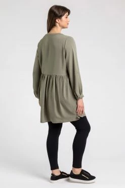 Roman Green Curve Plain Button Through Tunic 10 Roman Green Curve Plain Button Through Tunic -Roman Sales Shop unnamed file 7953