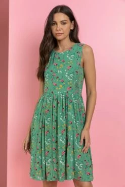 Roman Green Floral Print Fit & Flare Tea Dress 11 Roman Green Floral Print Fit & Flare Tea Dress -Roman Sales Shop unnamed file 800
