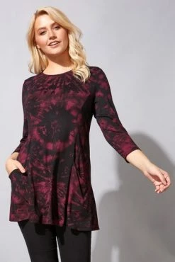 Roman Burgundy Originals Tie Dye Pocket Detail Swing Top 11 Roman Burgundy Originals Tie Dye Pocket Detail Swing Top -Roman Sales Shop unnamed file 8088