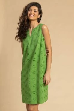 Roman Pink Broderie Detail Sleeveless Shift Dress 13 Roman Pink Broderie Detail Sleeveless Shift Dress -Roman Sales Shop unnamed file 811