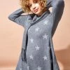 Roman Grey Star Print Knitted Tunic With Tassel Scarf -Roman Sales Shop unnamed file 8117