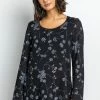 Roman Black/Grey Shimmer Floral Print Top 1 Roman Black/Grey Shimmer Floral Print Top -Roman Sales Shop unnamed file 8144