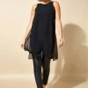 Roman Black Longline Overlay Tunic Top 1 Roman Black Longline Overlay Tunic Top -Roman Sales Shop unnamed file 8185