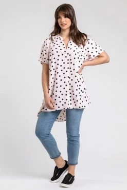 Roman Black Curve Spot Print Tunic Top 9 Roman Black Curve Spot Print Tunic Top -Roman Sales Shop unnamed file 8201