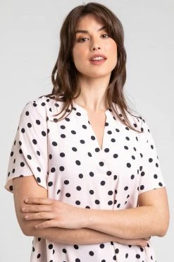 Roman Black Curve Spot Print Tunic Top 12 Roman Black Curve Spot Print Tunic Top -Roman Sales Shop unnamed file 8204