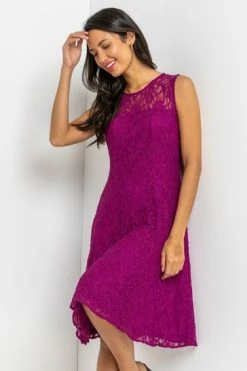Roman Pink Glitter Lace Fit & Flare Dress 15 Roman Pink Glitter Lace Fit & Flare Dress -Roman Sales Shop unnamed file 822