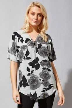 Roman Navy Zip Front Top -Roman Sales Shop unnamed file 8222