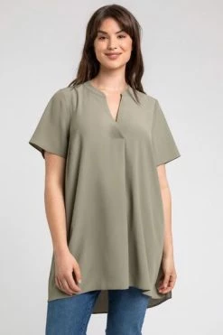 Roman Black Curve Curve Pleat Detail Tunic Top -Roman Sales Shop unnamed file 8228