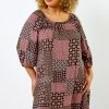 Roman Orange Curve Geo Print Longline Tunic 1 Roman Orange Curve Geo Print Longline Tunic -Roman Sales Shop unnamed file 8292