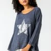Roman Blue Star Sequin Hanky Hem Layered Top 1 Roman Blue Star Sequin Hanky Hem Layered Top -Roman Sales Shop unnamed file 8376