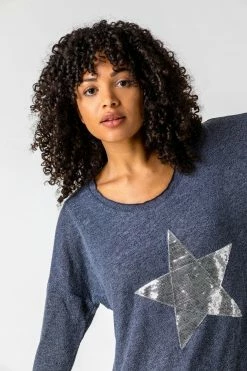 Roman Blue Star Sequin Hanky Hem Layered Top 10 Roman Blue Star Sequin Hanky Hem Layered Top -Roman Sales Shop unnamed file 8379