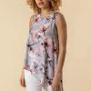 Roman Grey Floral Print Asymmetric Tunic Top 1 Roman Grey Floral Print Asymmetric Tunic Top -Roman Sales Shop unnamed file 8427