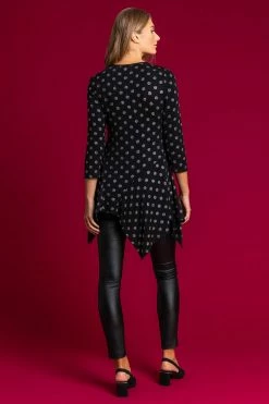 Roman Silver Shimmer Spot Hanky Hem Top 8 Roman Silver Shimmer Spot Hanky Hem Top -Roman Sales Shop unnamed file 8440