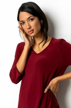 Roman Red Asymmetric Lace Hem Jersey Top 11 Roman Red Asymmetric Lace Hem Jersey Top -Roman Sales Shop unnamed file 8479