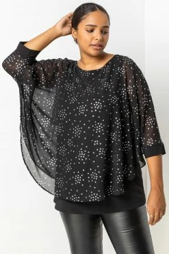 Roman Black Curve Foil Print Overlay Top 10 Roman Black Curve Foil Print Overlay Top -Roman Sales Shop unnamed file 8528