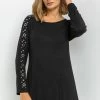 Roman Black Eyelet Embellished Sleeve Jersey Top 1 Roman Black Eyelet Embellished Sleeve Jersey Top -Roman Sales Shop unnamed file 8563