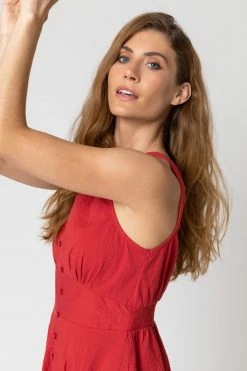 Roman Red Stripe Print Frill Detail Maxi Dress 11 Roman Red Stripe Print Frill Detail Maxi Dress -Roman Sales Shop unnamed file 858