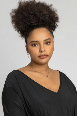 Roman Black Curve Plain V Neck Jersey Top -Roman Sales Shop unnamed file 8580